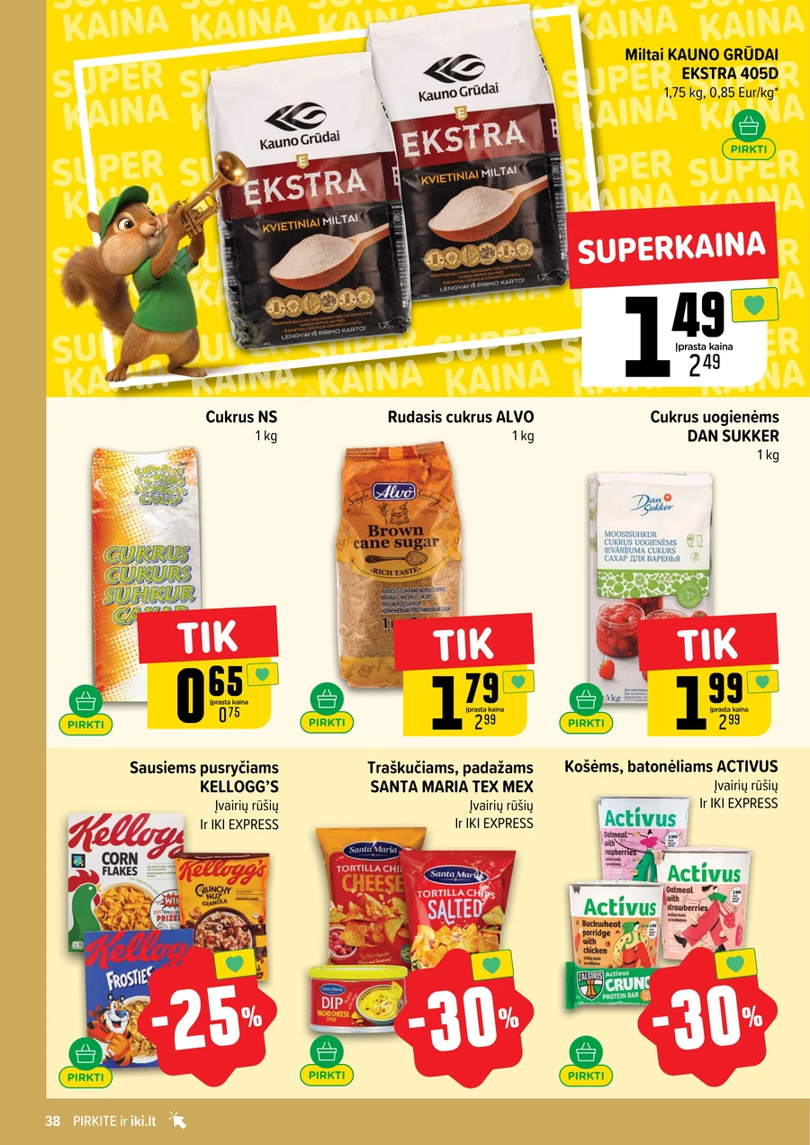 IKI SAVAITĖLĖ akcijų leidinys Nr. 28 puslapis 38