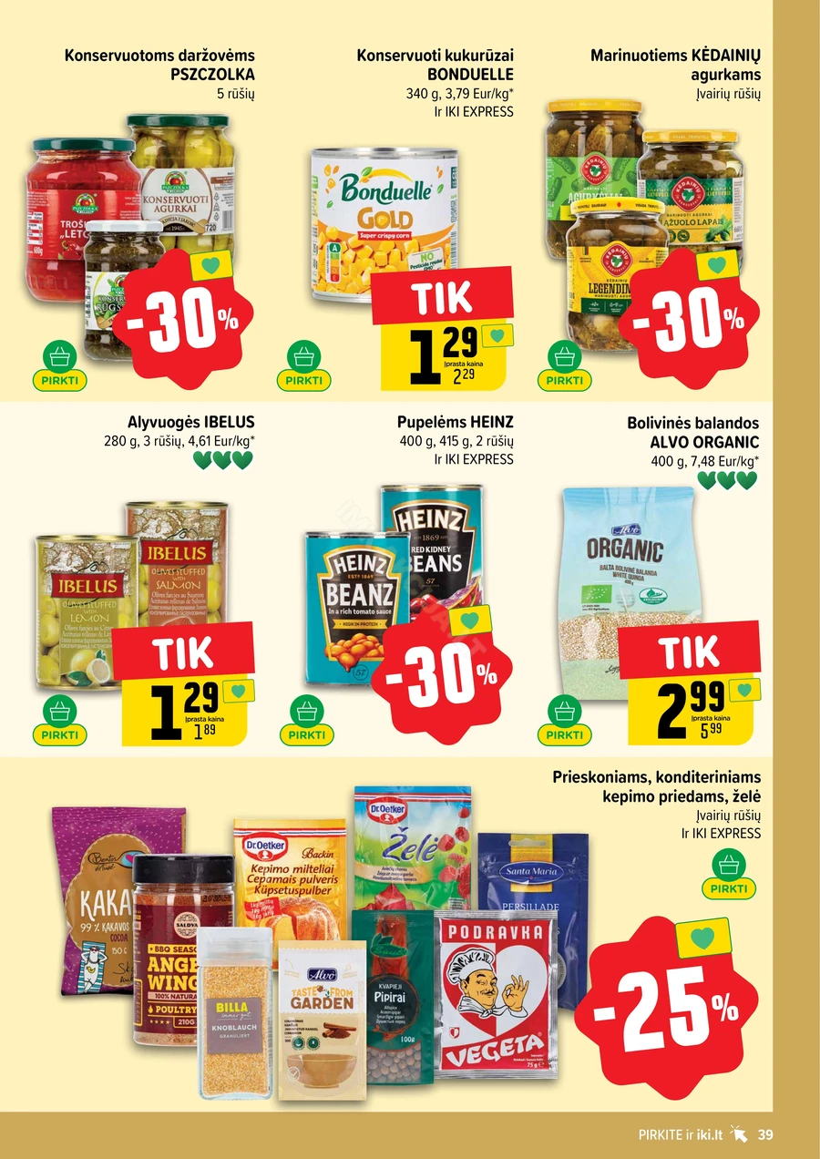 IKI SAVAITĖLĖ akcijų leidinys Nr. 28 puslapis 39