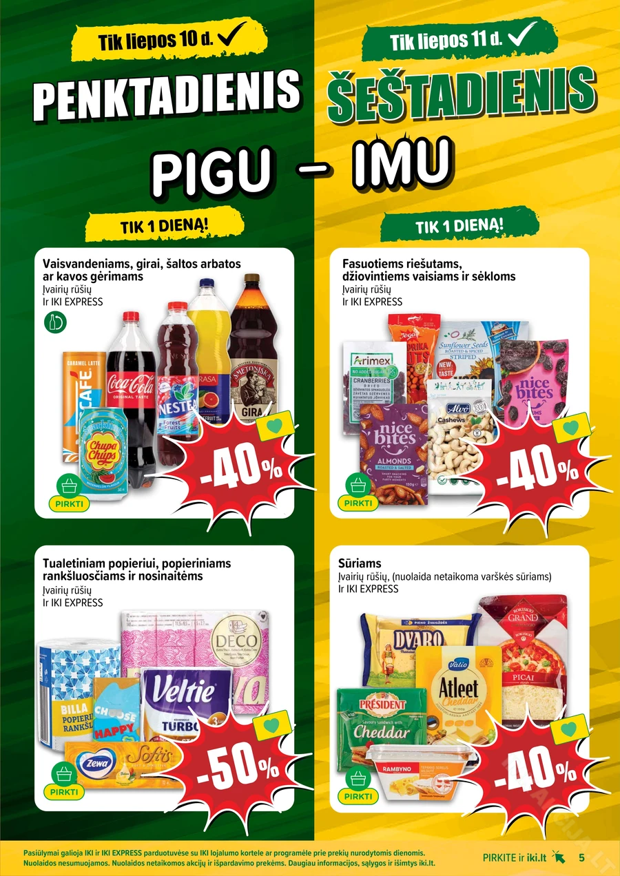 IKI SAVAITĖLĖ akcijų leidinys Nr. 28 puslapis 5