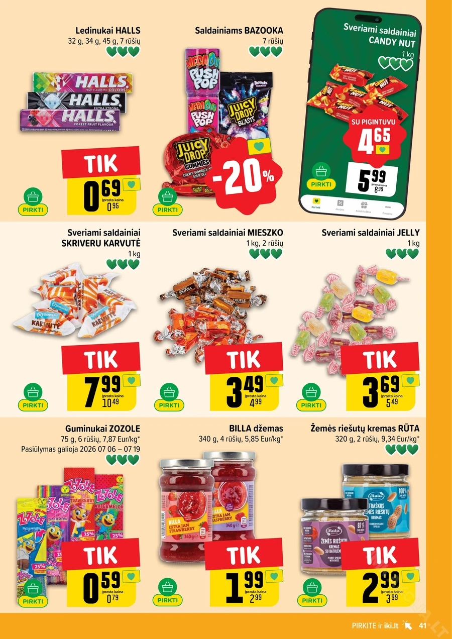 IKI SAVAITĖLĖ akcijų leidinys Nr. 28 puslapis 41
