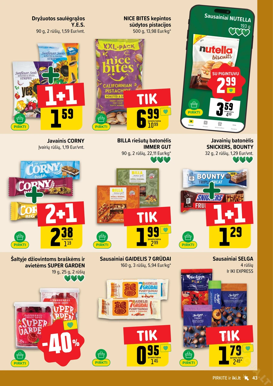 IKI SAVAITĖLĖ akcijų leidinys Nr. 28 puslapis 43