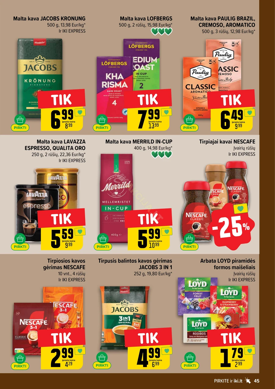 IKI SAVAITĖLĖ akcijų leidinys Nr. 28 puslapis 45