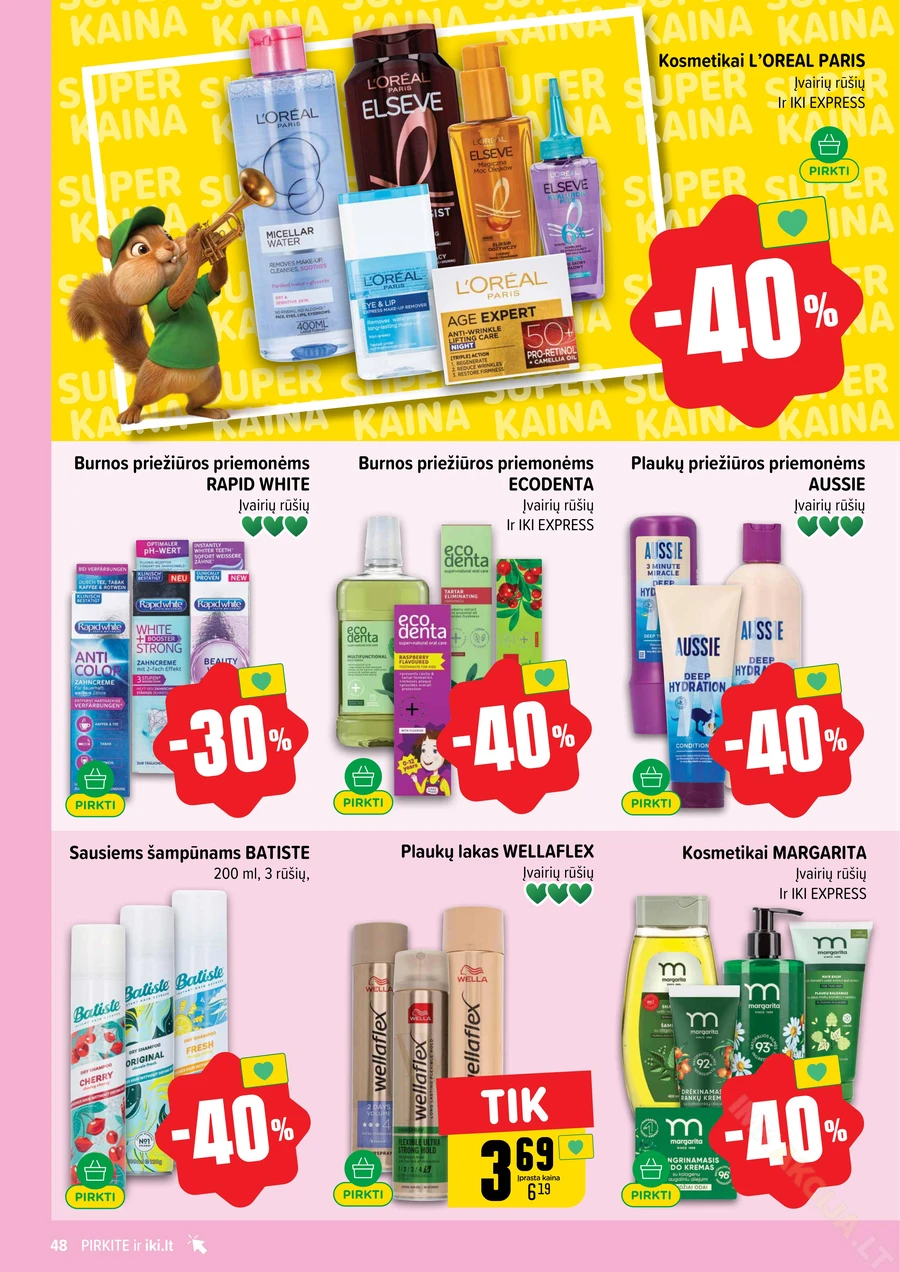 IKI SAVAITĖLĖ akcijų leidinys Nr. 28 puslapis 48