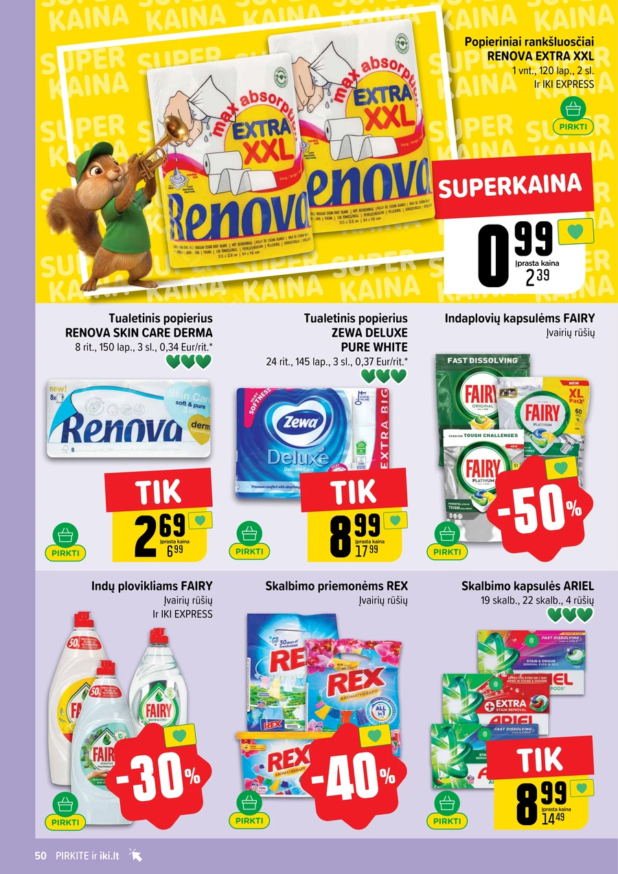 IKI SAVAITĖLĖ akcijų leidinys Nr. 28 puslapis 50
