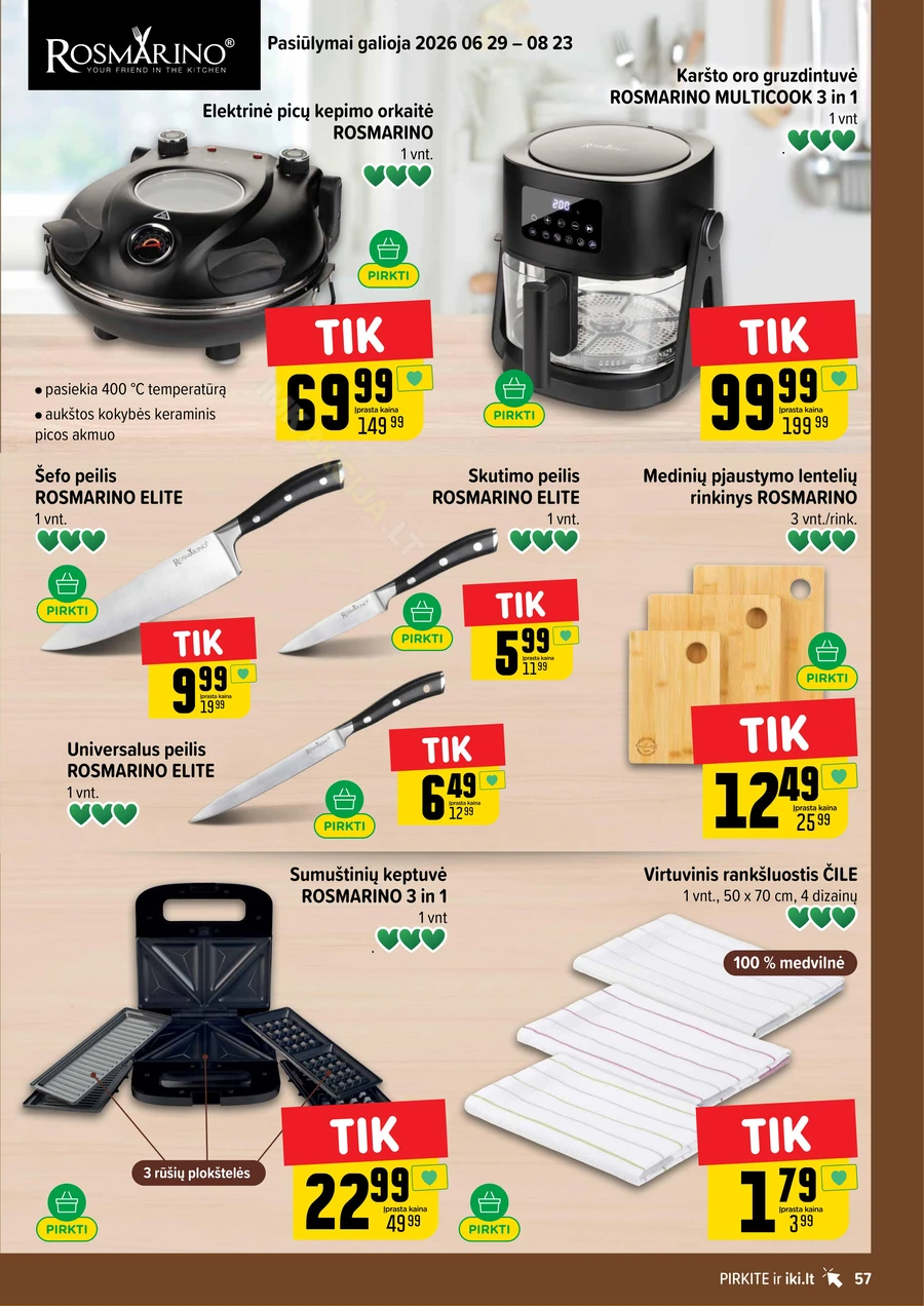 IKI SAVAITĖLĖ akcijų leidinys Nr. 28 puslapis 57