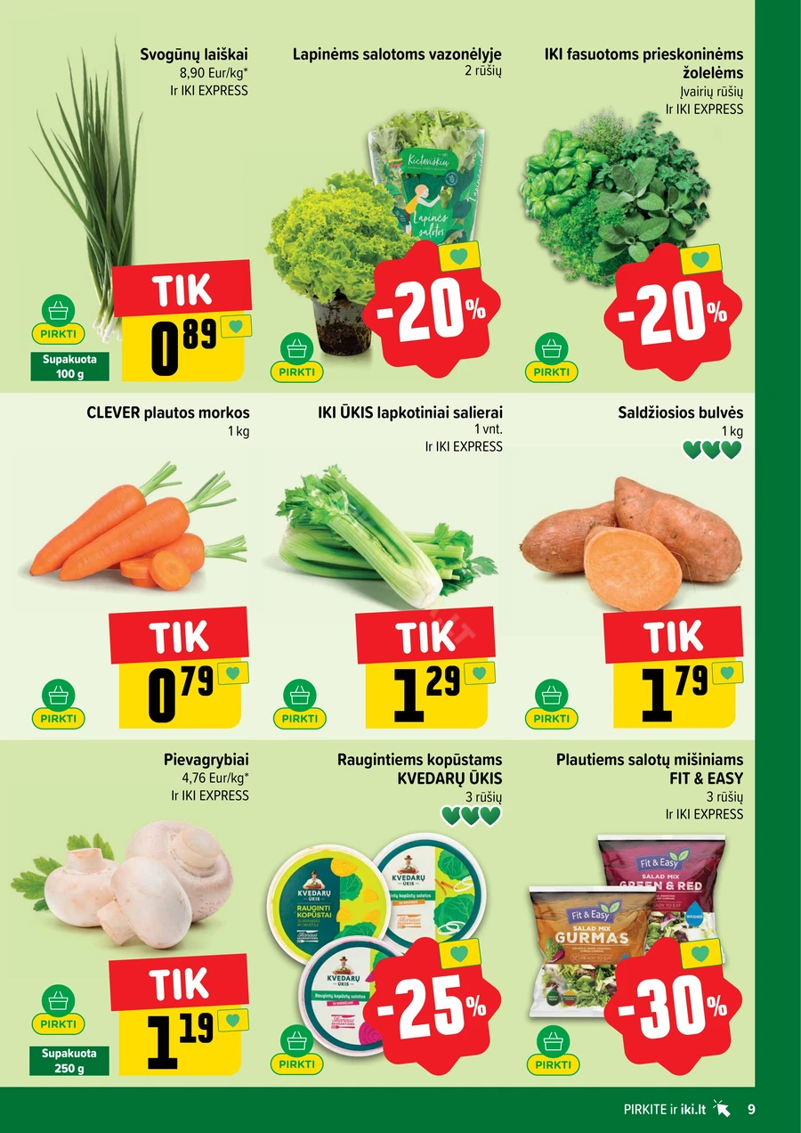 IKI SAVAITĖLĖ akcijų leidinys Nr. 28 puslapis 9