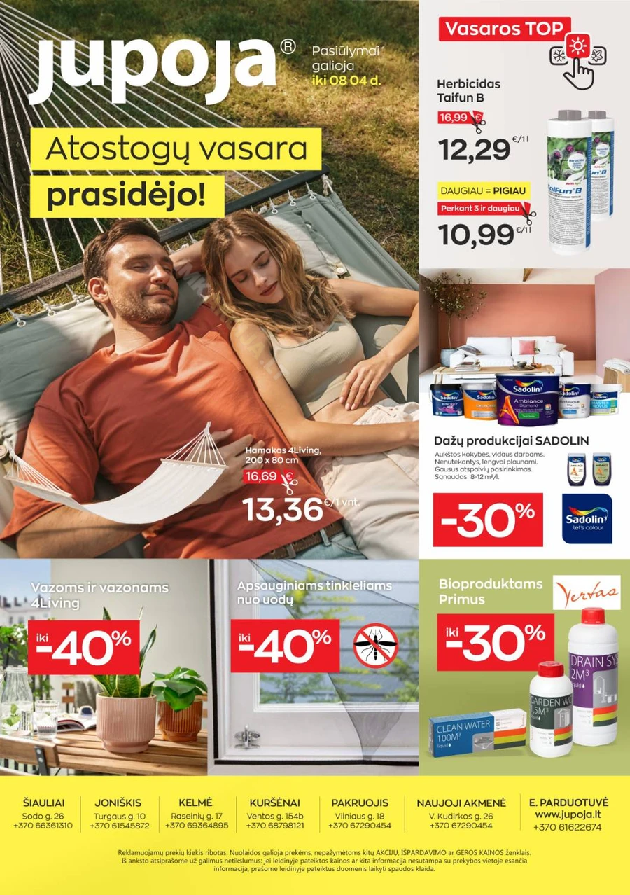 JUPOJA akcijų leidinys puslapis 1