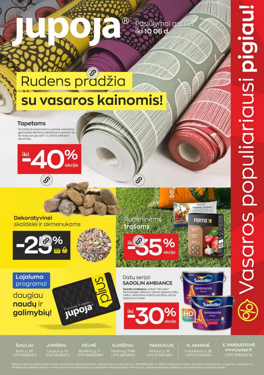 JUPOJA akcijų leidinys puslapis 1