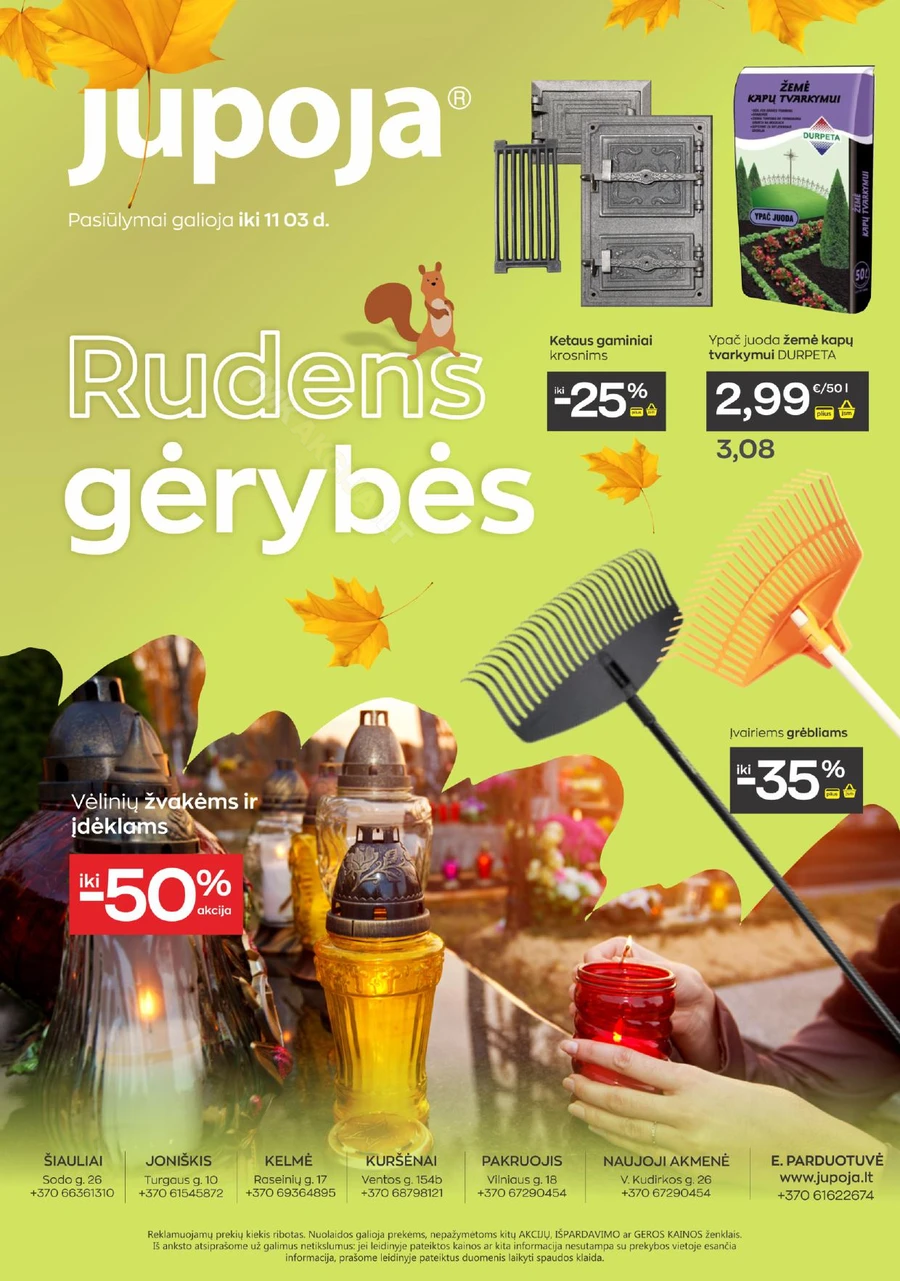 JUPOJA akcijų leidinys puslapis 1