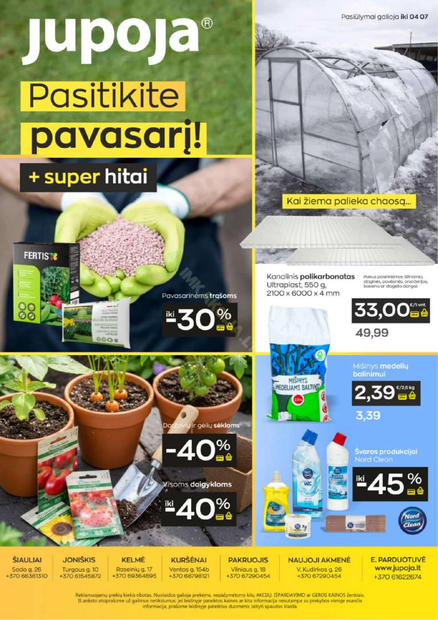 JUPOJA akcijų leidinys puslapis 1