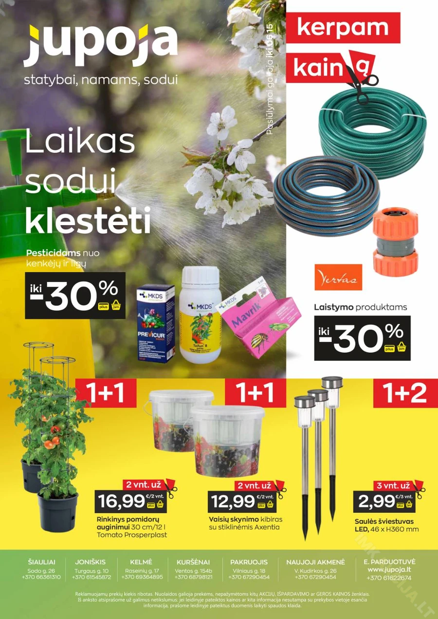 JUPOJA akcijų leidinys puslapis 1