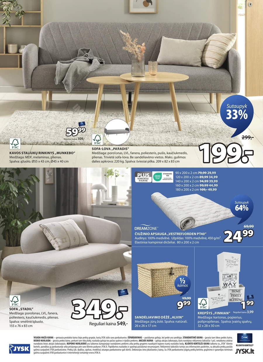 JYSK akcijų leidinys puslapis 24