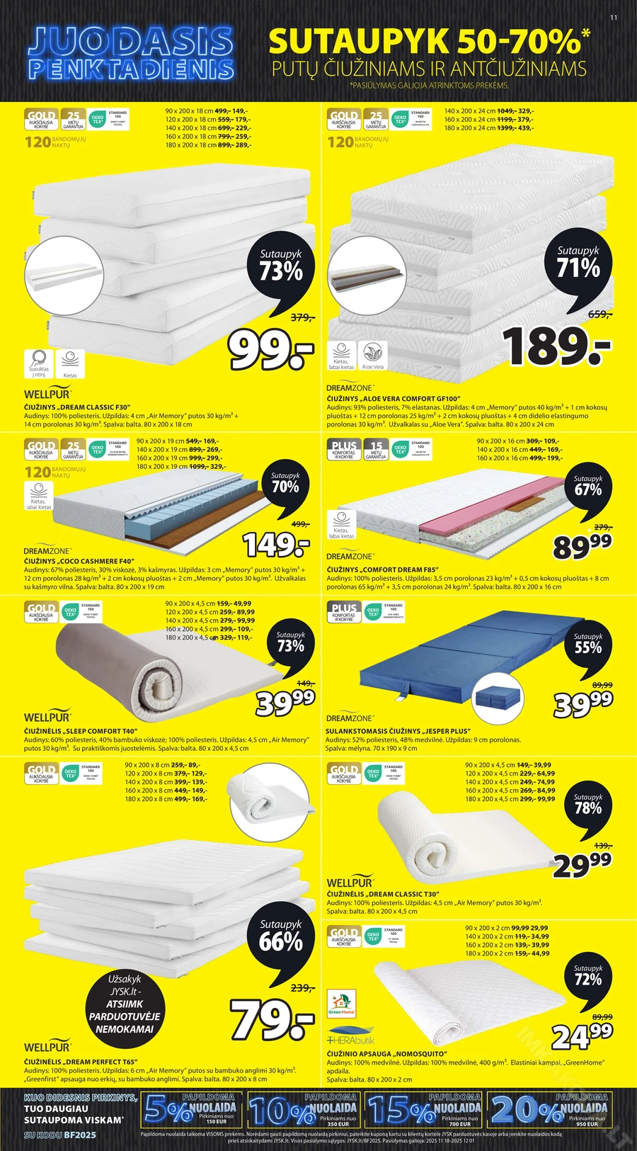 JYSK akcijų leidinys puslapis 11