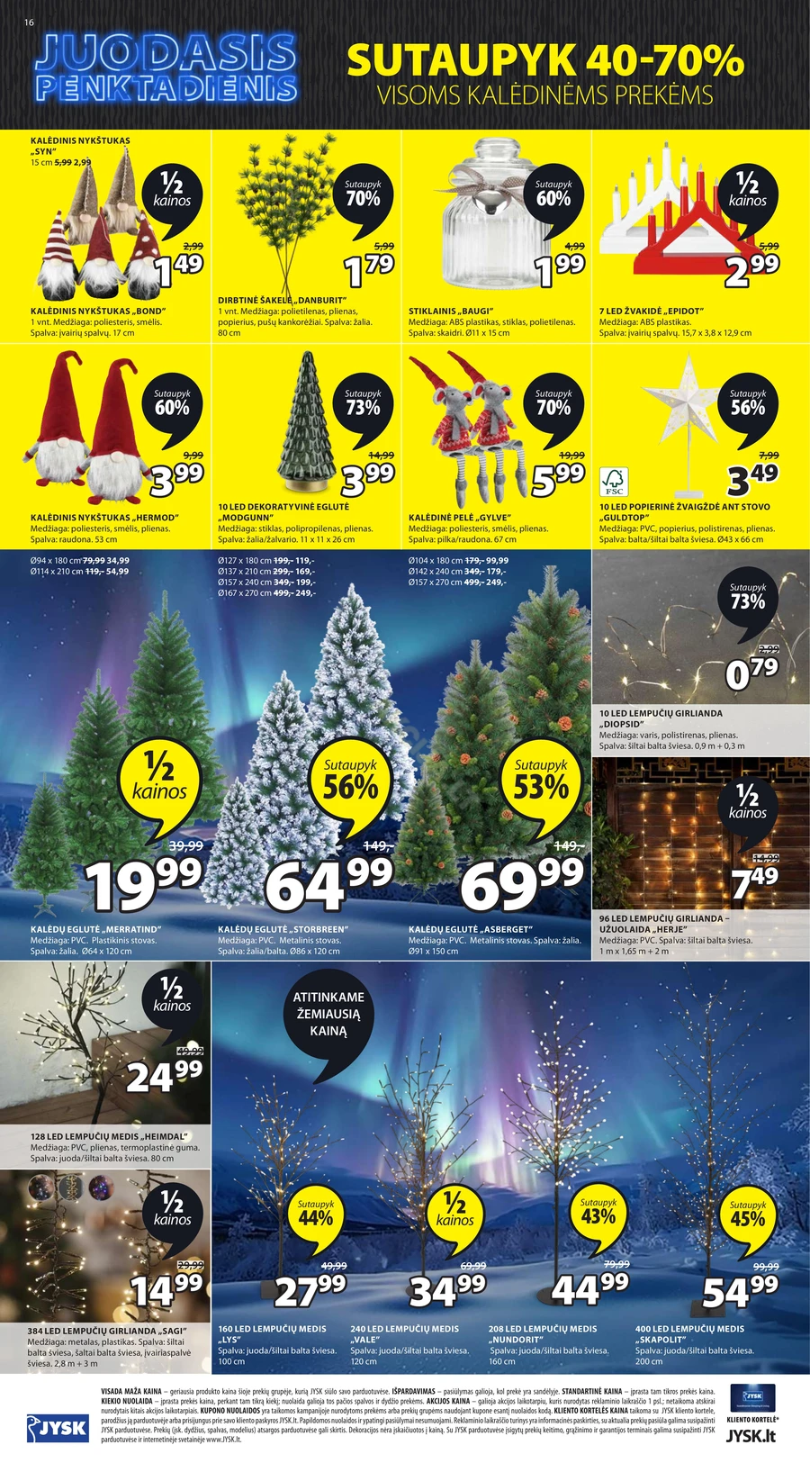 JYSK akcijų leidinys puslapis 16