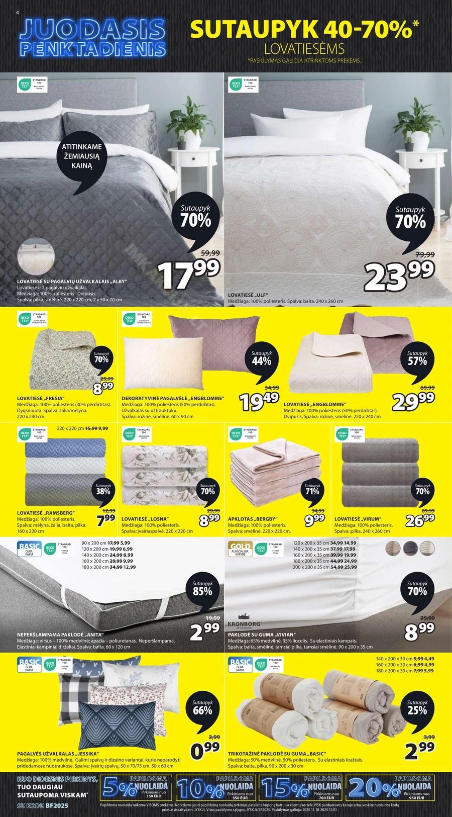 JYSK akcijų leidinys puslapis 4