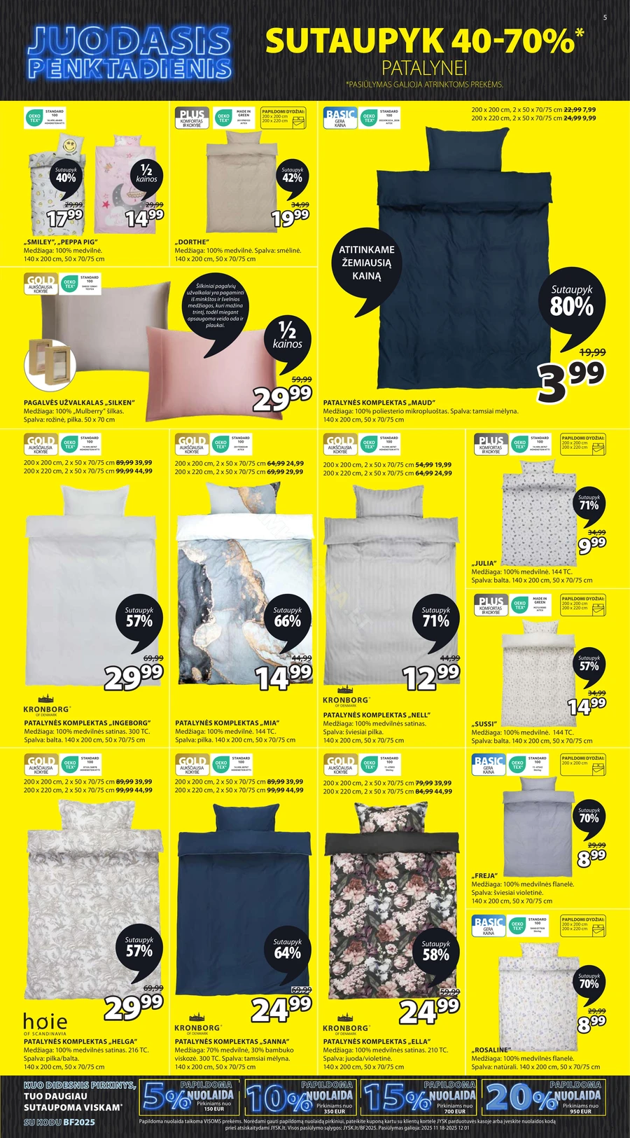 JYSK akcijų leidinys puslapis 5