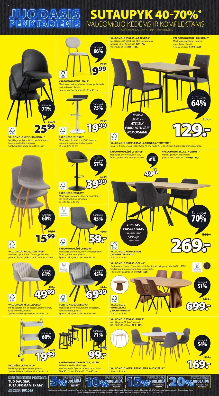 JYSK akcijų leidinys puslapis 6