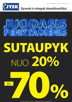 JYSK akcijų leidinys