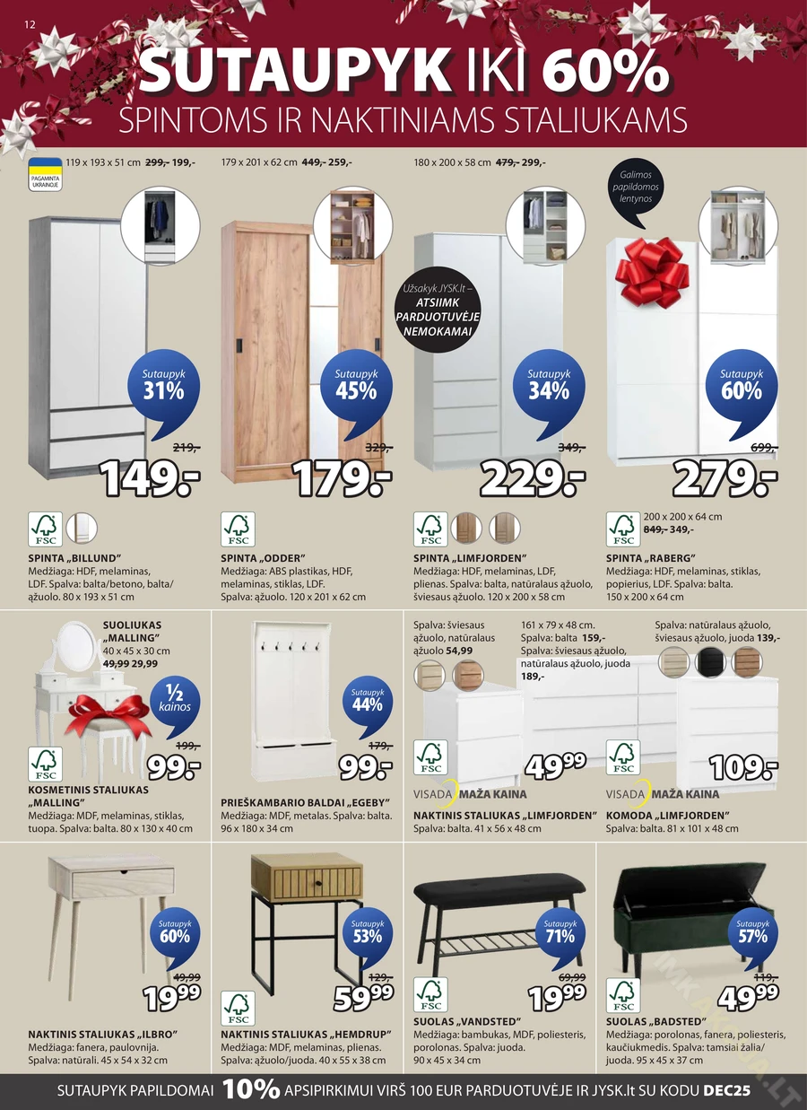JYSK akcijų leidinys puslapis 12