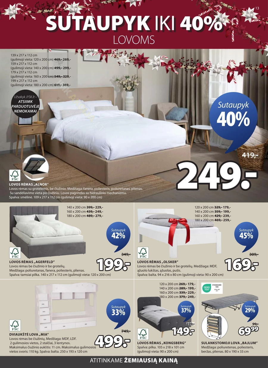 JYSK akcijų leidinys puslapis 13