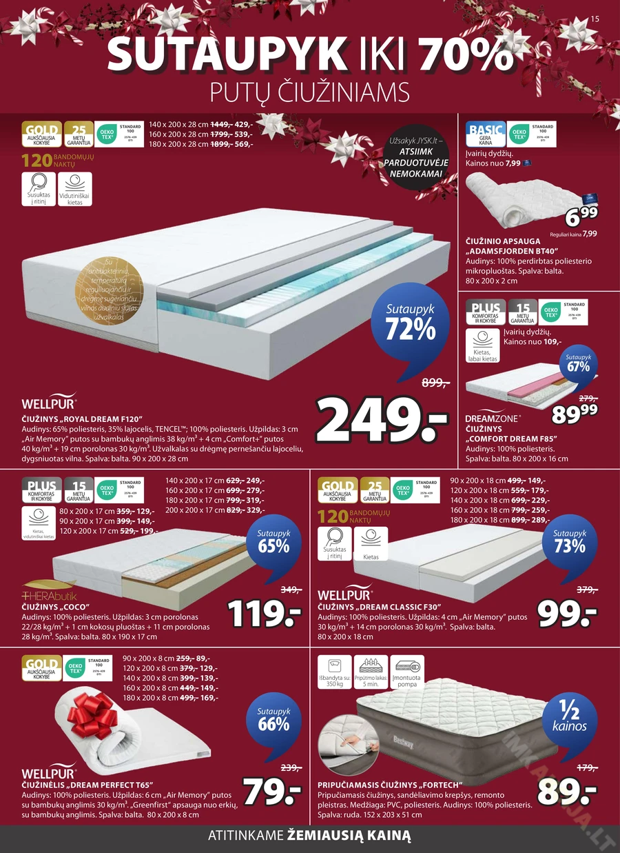 JYSK akcijų leidinys puslapis 15