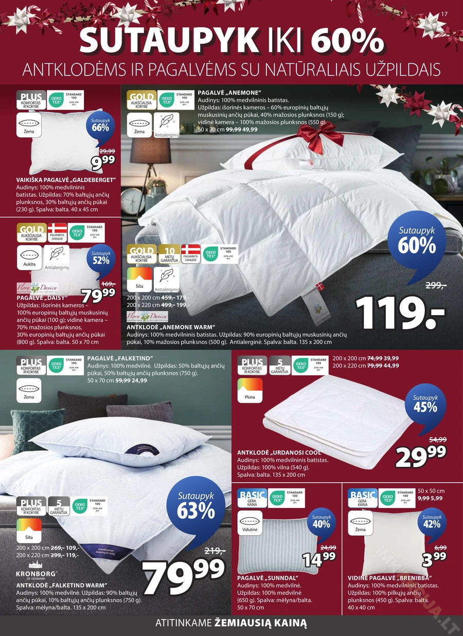 JYSK akcijų leidinys puslapis 17