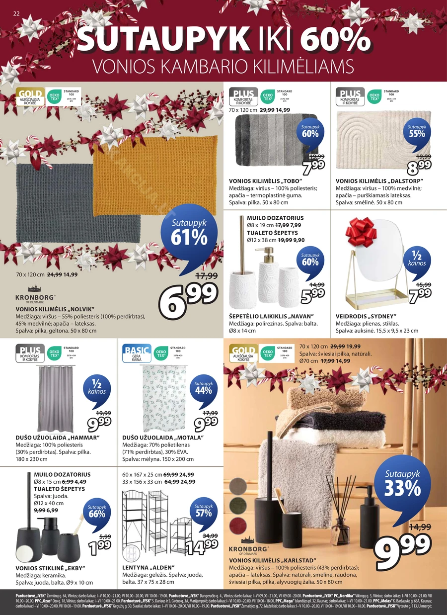 JYSK akcijų leidinys puslapis 22