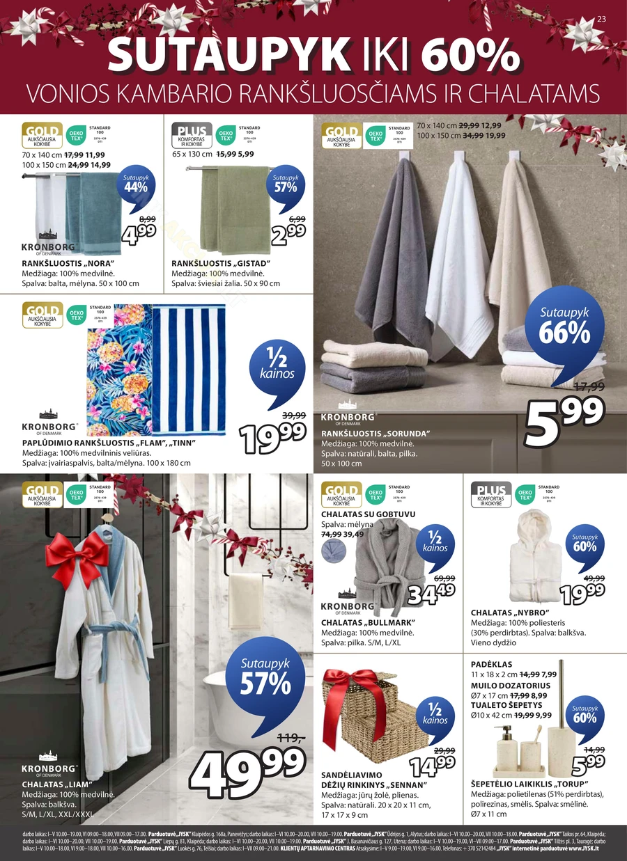 JYSK akcijų leidinys puslapis 23