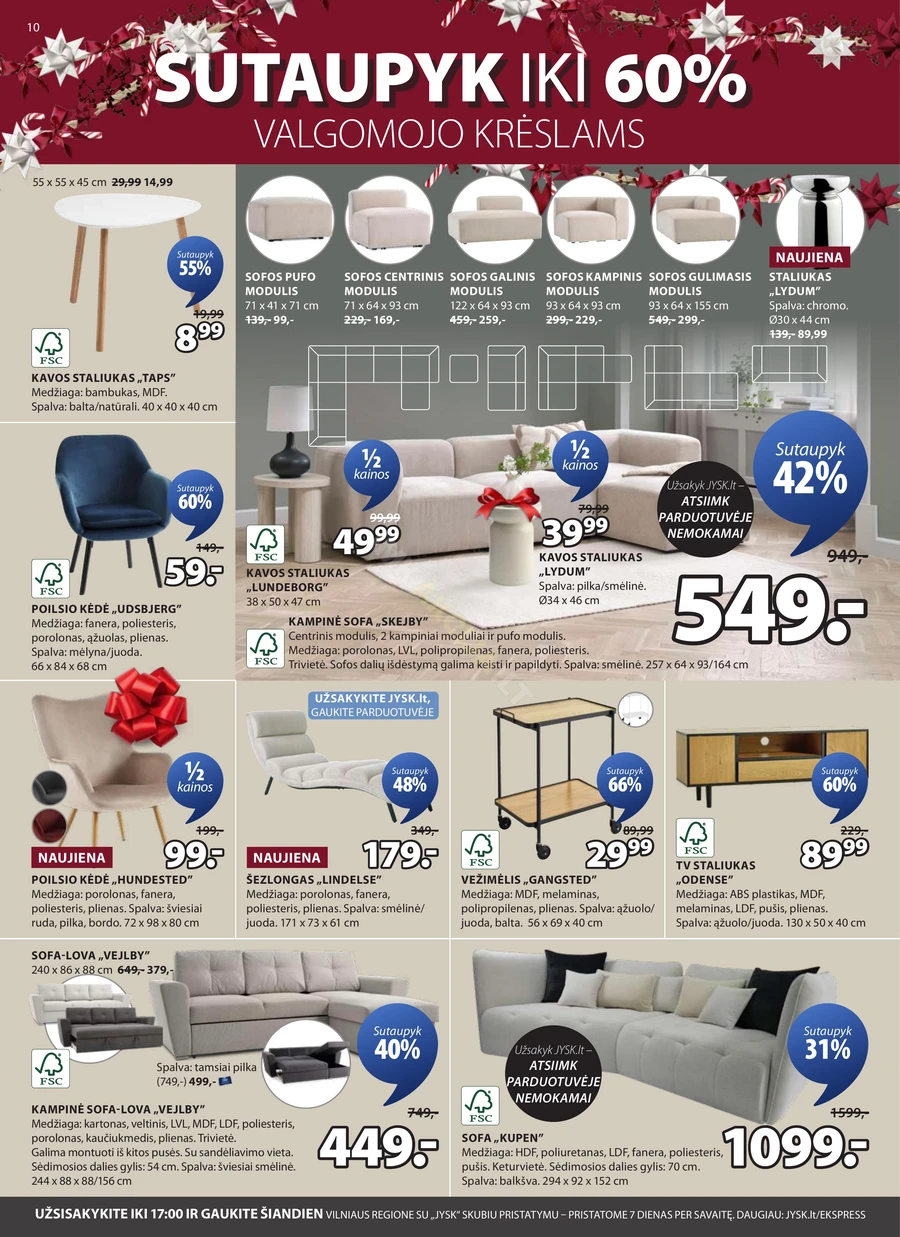 JYSK akcijų leidinys puslapis 10