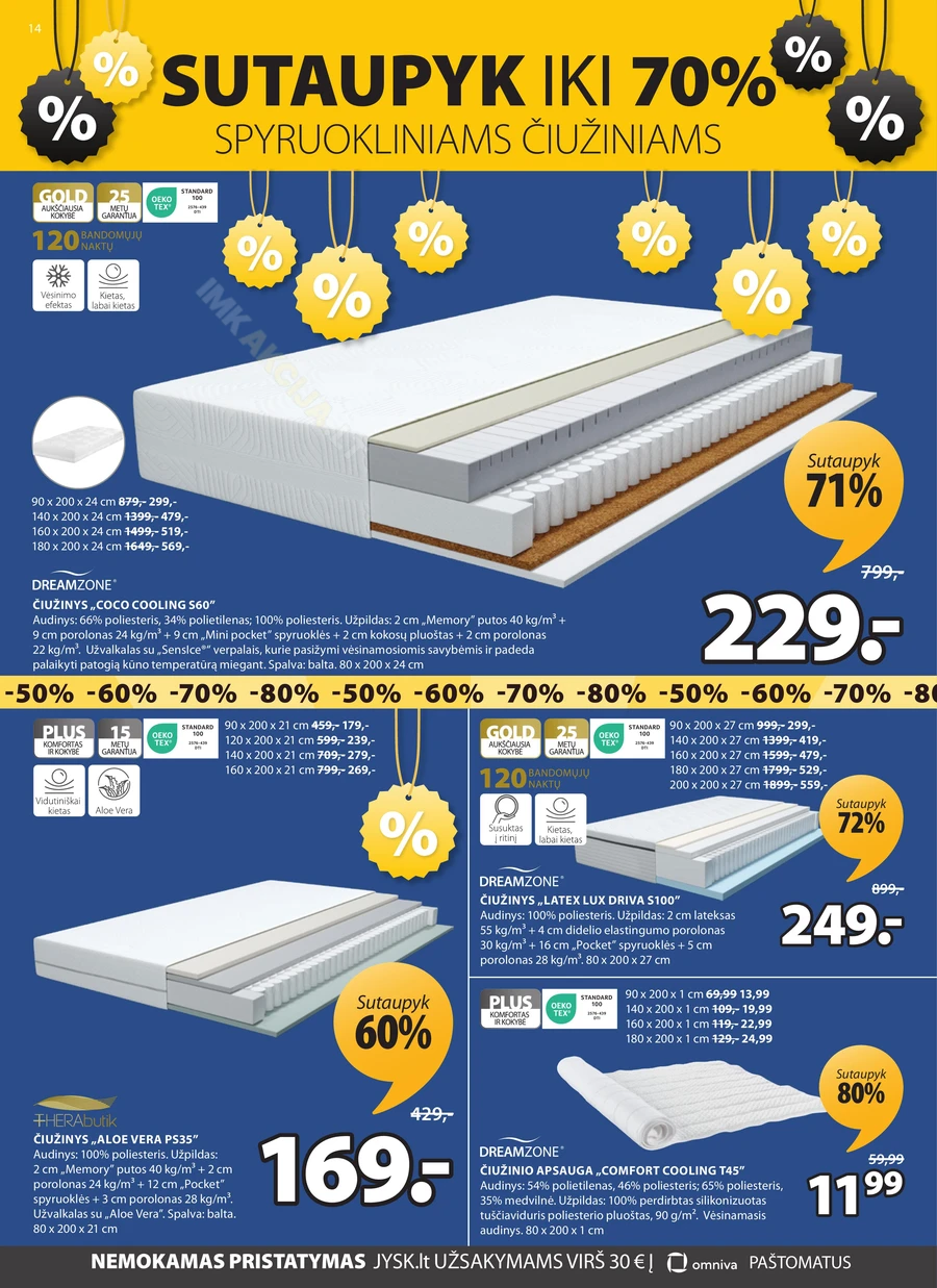 JYSK akcijų leidinys puslapis 14
