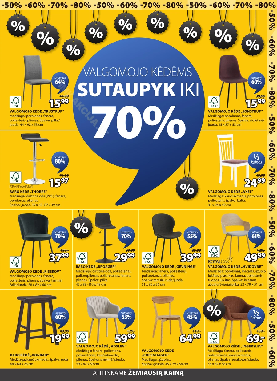 JYSK akcijų leidinys puslapis 19