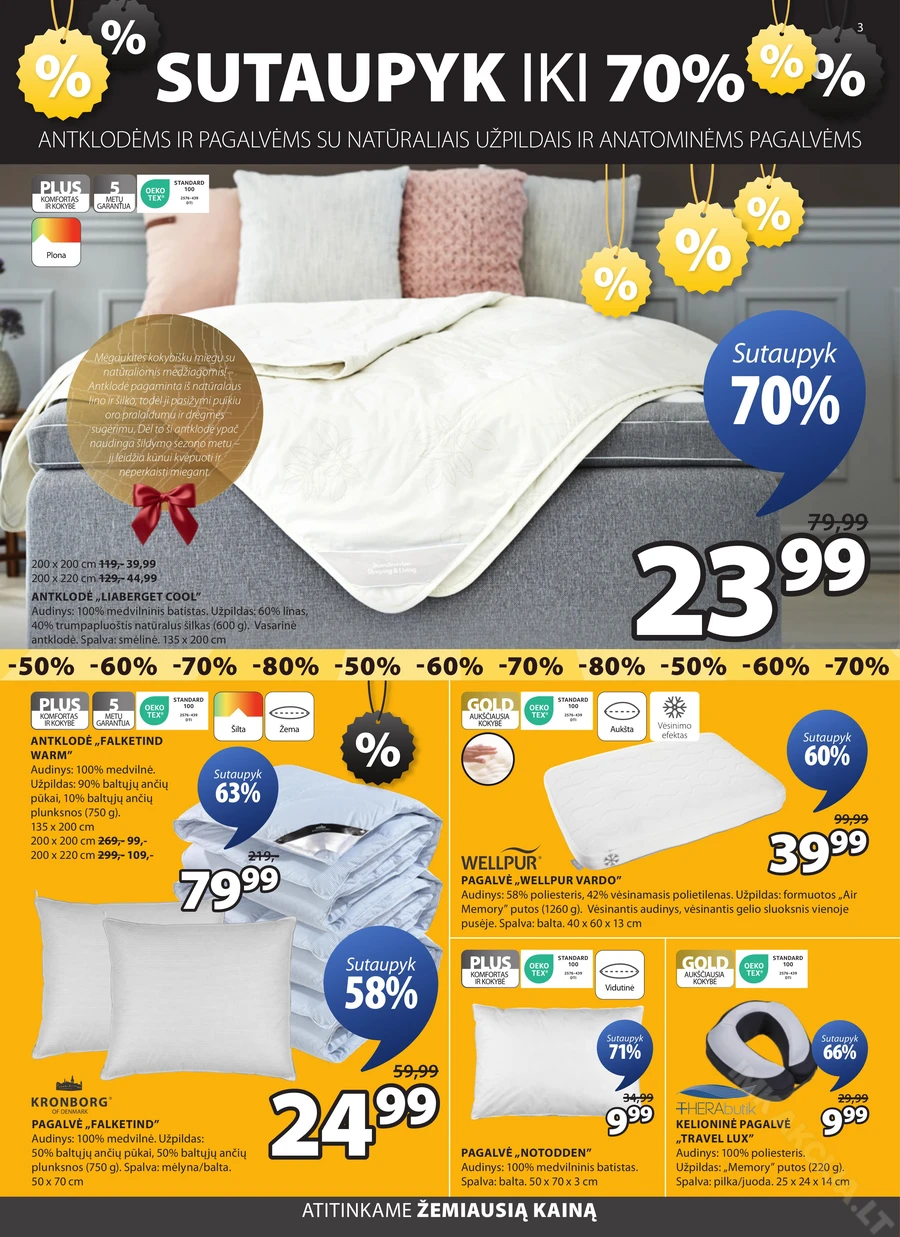 JYSK akcijų leidinys puslapis 3