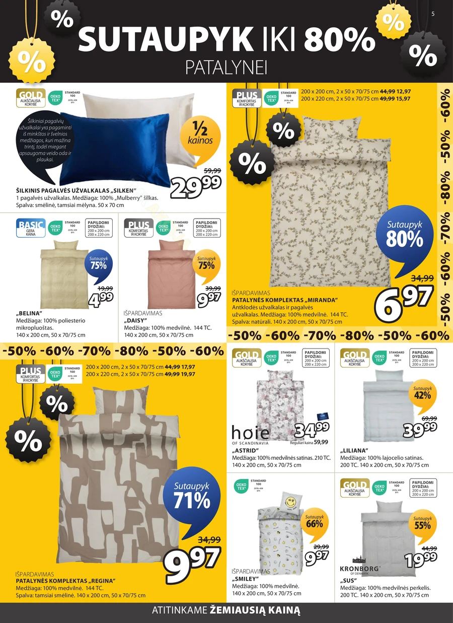 JYSK akcijų leidinys puslapis 5