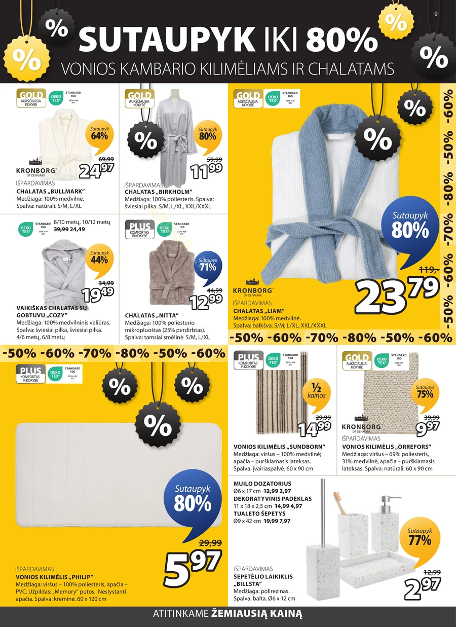 JYSK akcijų leidinys puslapis 9