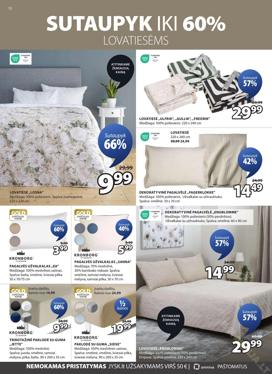 JYSK akcijų leidinys puslapis 12