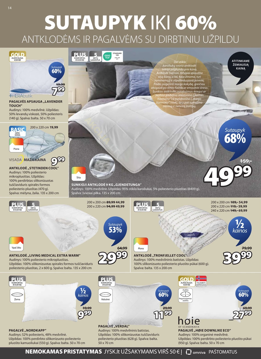 JYSK akcijų leidinys puslapis 14