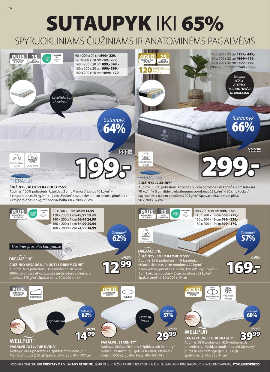 JYSK akcijų leidinys puslapis 16