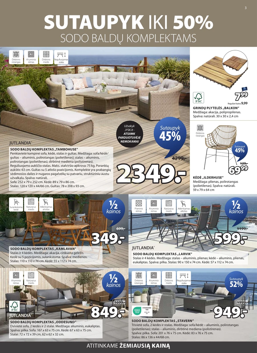 JYSK akcijų leidinys puslapis 3