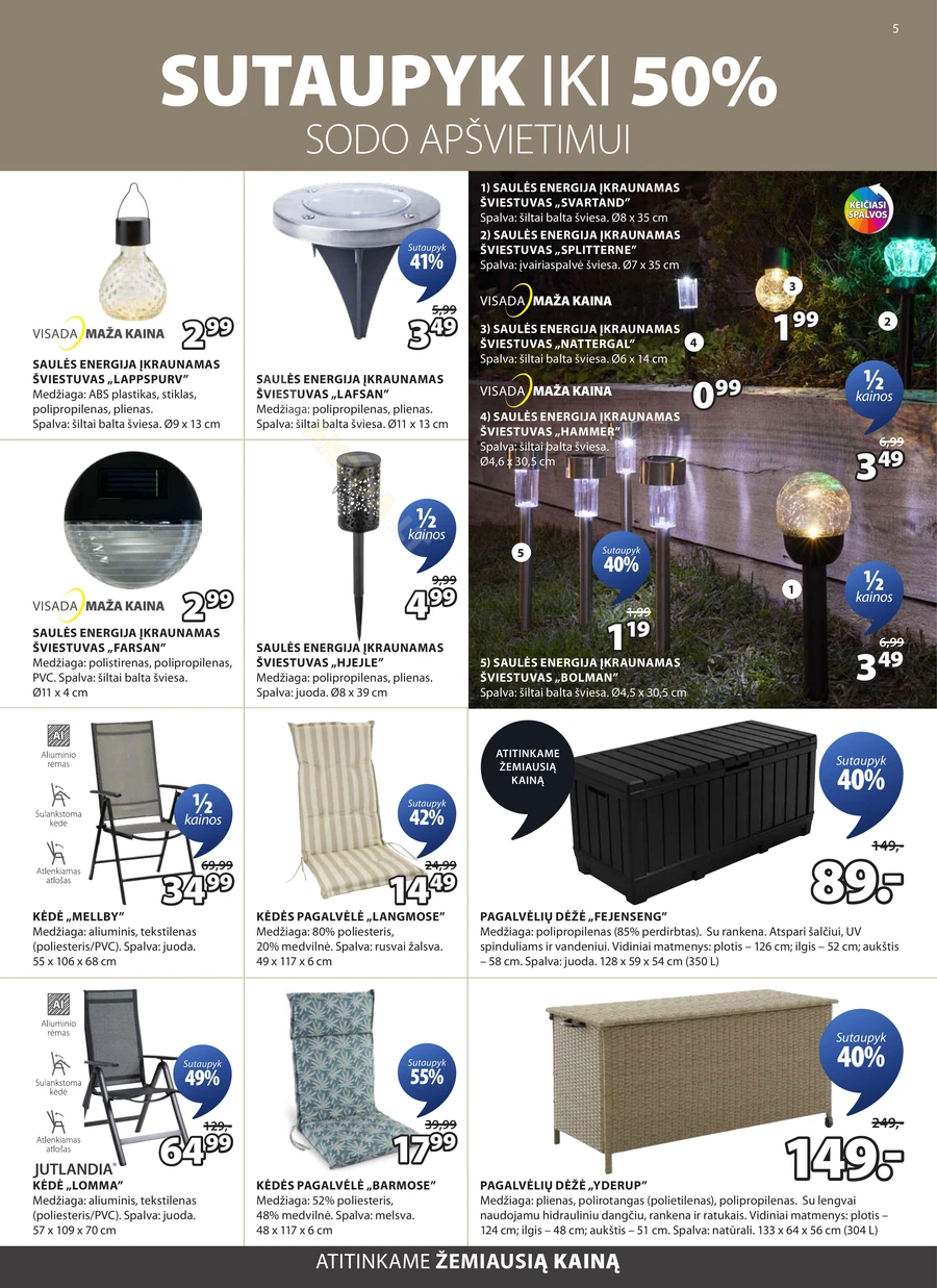 JYSK akcijų leidinys puslapis 5