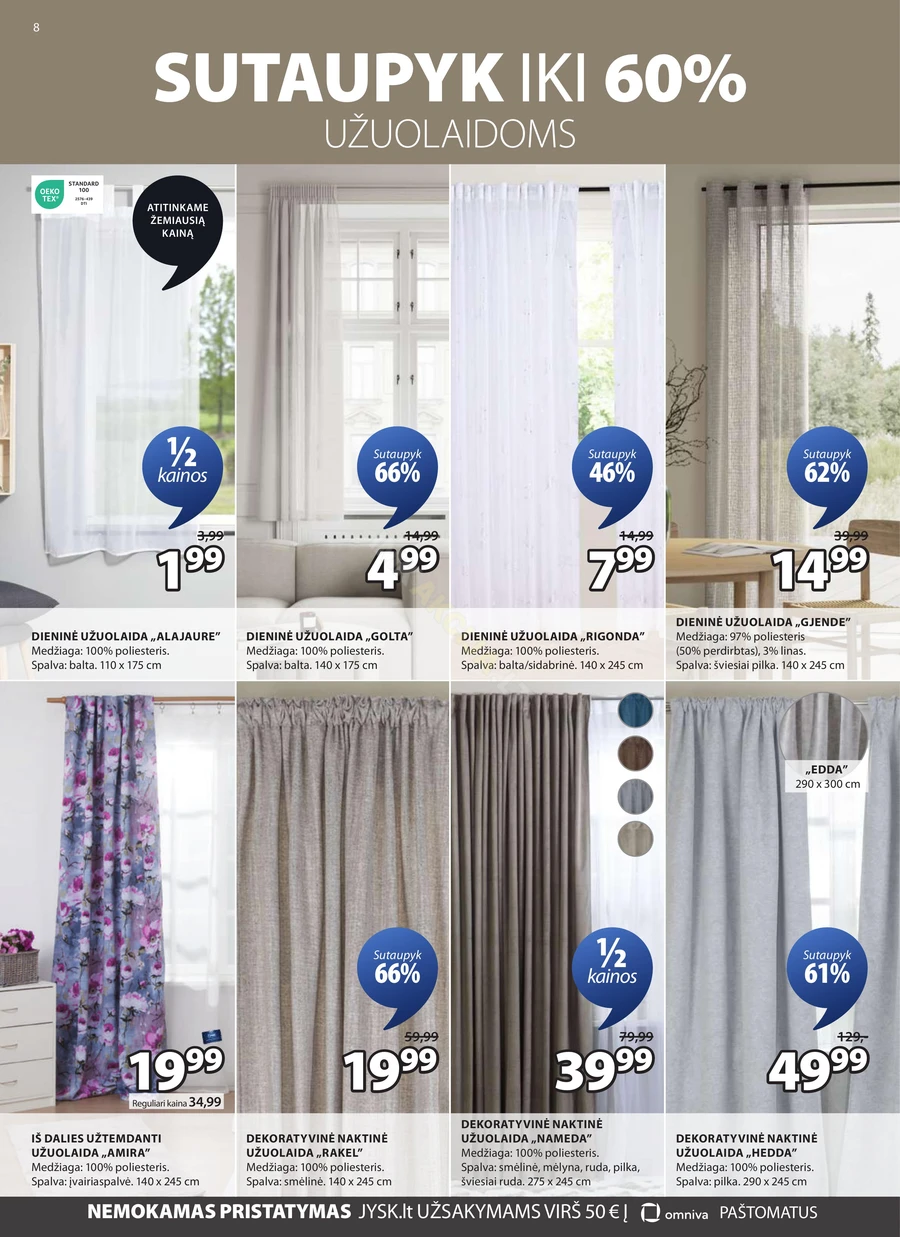 JYSK akcijų leidinys puslapis 8