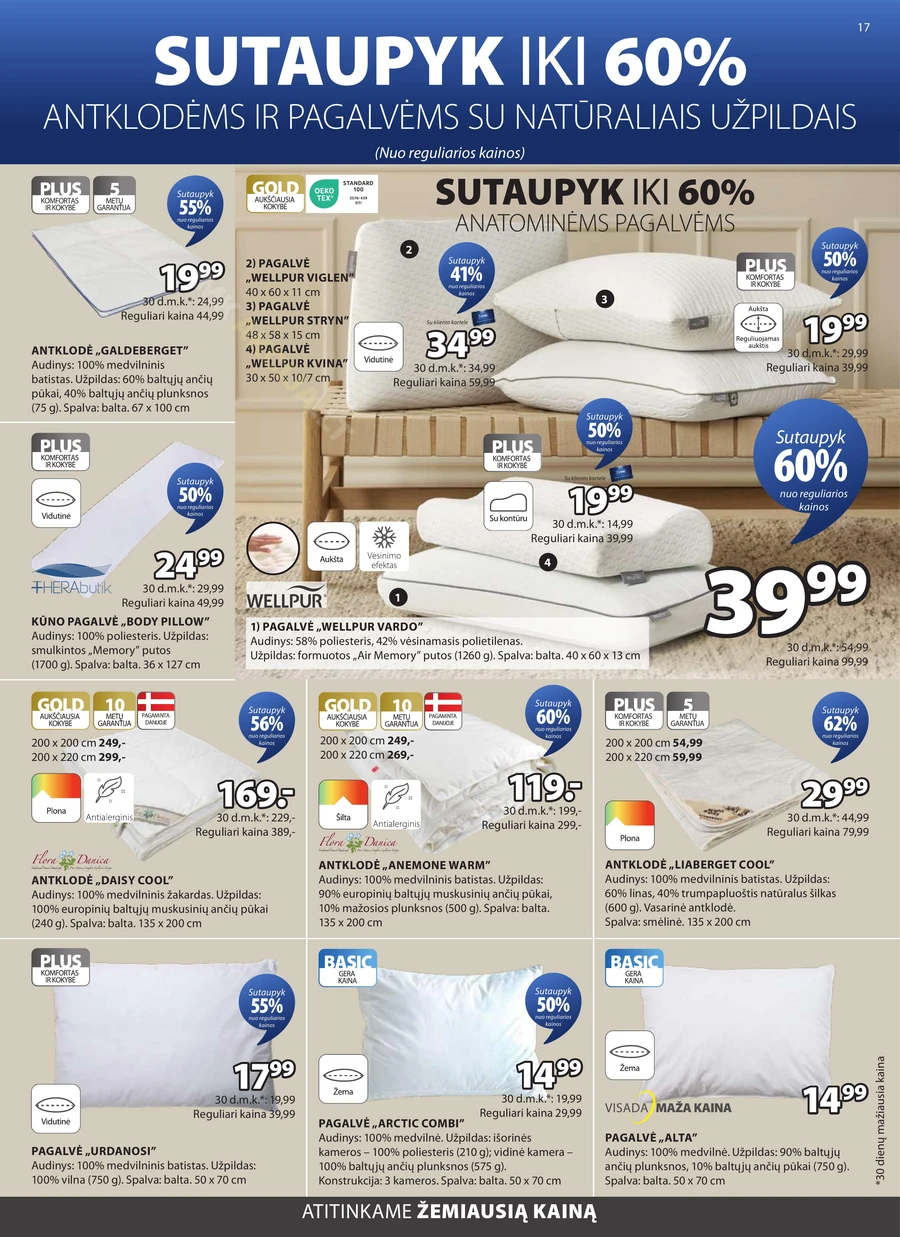 JYSK akcijų leidinys puslapis 17