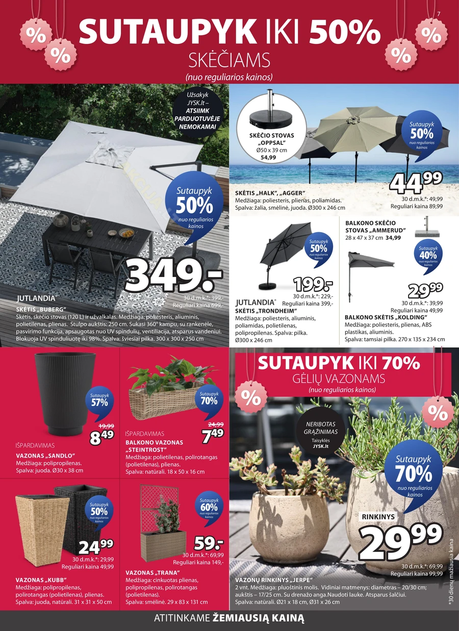 JYSK akcijų leidinys puslapis 7