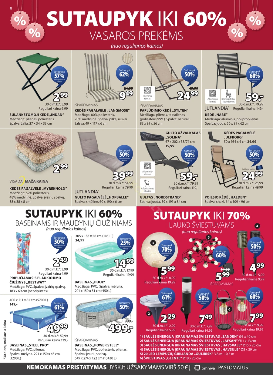 JYSK akcijų leidinys puslapis 8