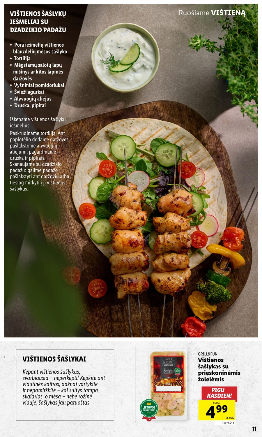 LIDL akcijų leidinys „Grill & Fun“ puslapis 11
