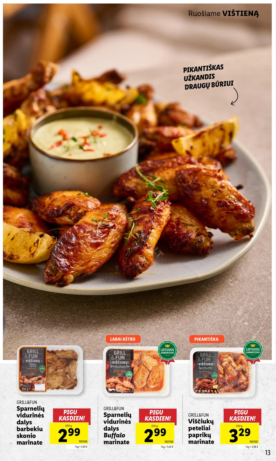 LIDL akcijų leidinys „Grill & Fun“ puslapis 13