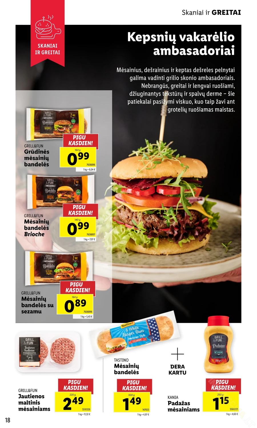 LIDL akcijų leidinys „Grill & Fun“ puslapis 18