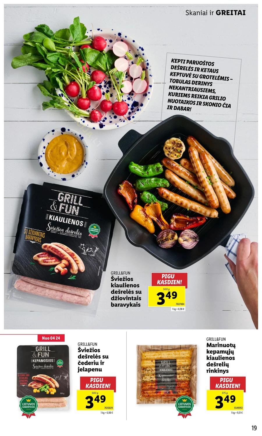 LIDL akcijų leidinys „Grill & Fun“ puslapis 19