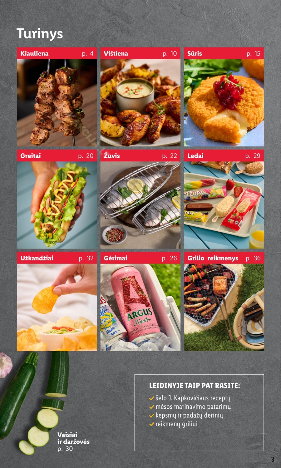 LIDL akcijų leidinys „Grill & Fun“ puslapis 3