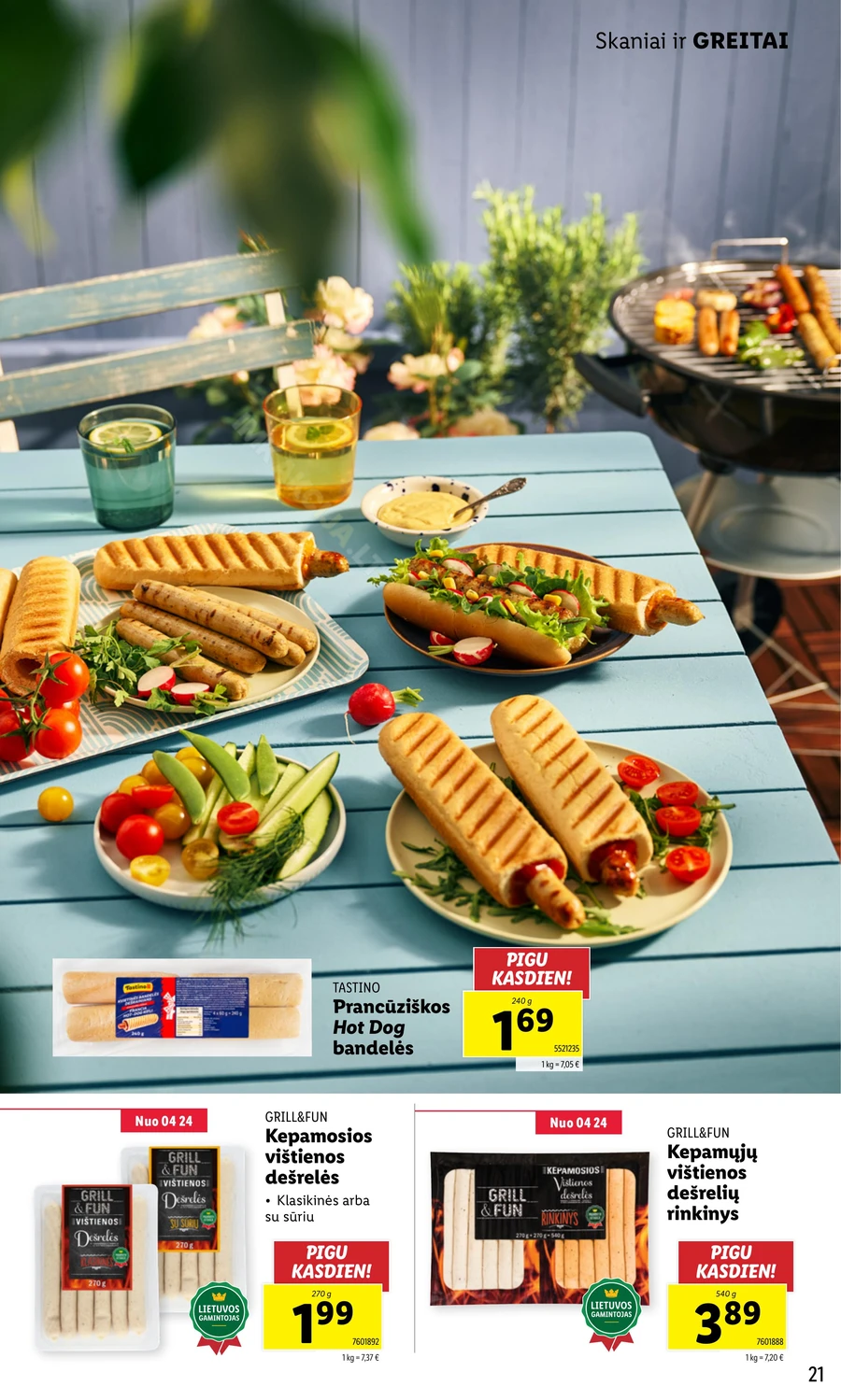 LIDL akcijų leidinys „Grill & Fun“ puslapis 21
