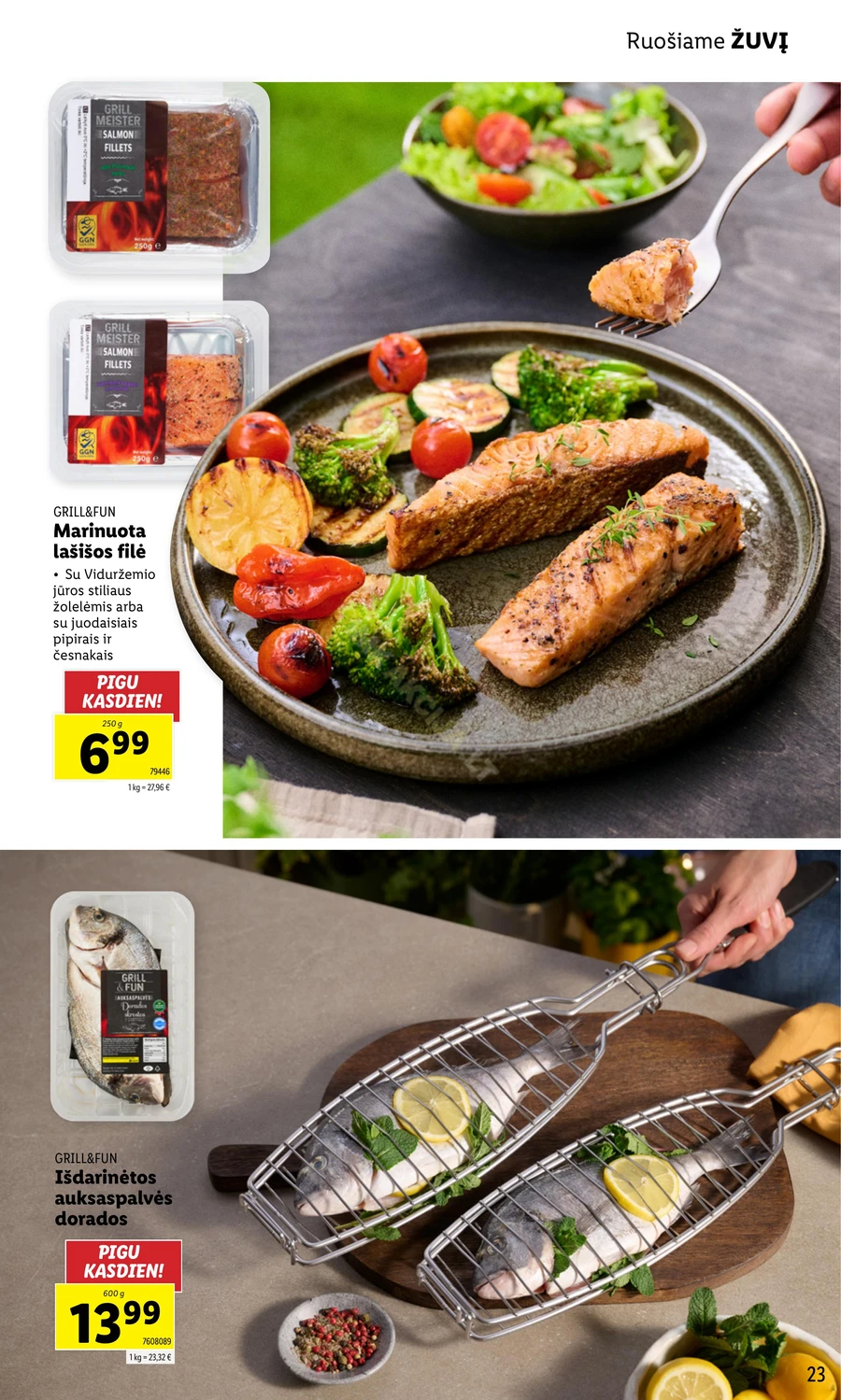 LIDL akcijų leidinys „Grill & Fun“ puslapis 23